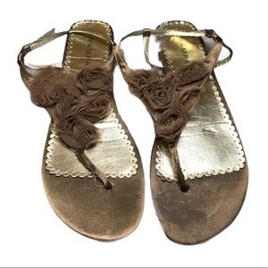 Rampage Brown Gladiator Shoes Size 10M